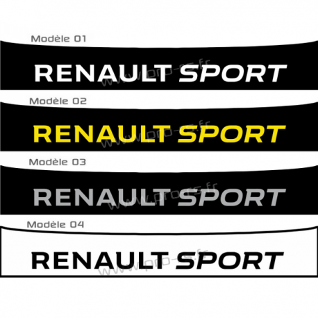Bandeau pare soleil Renault Sport B Bandeau pare soleil Renault Sport B