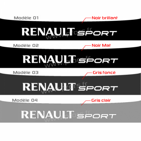 Bandeau pare soleil Renault Sport A Bandeau pare soleil Renault Sport A