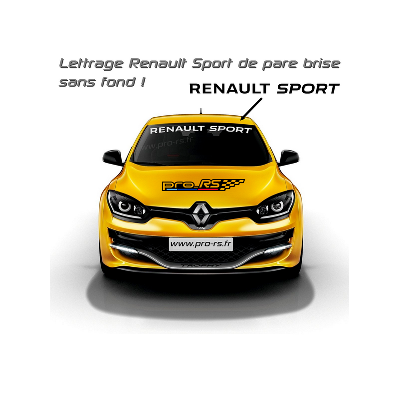 Sticker new losange Renault pour Clio 3 RS - Pro-RS