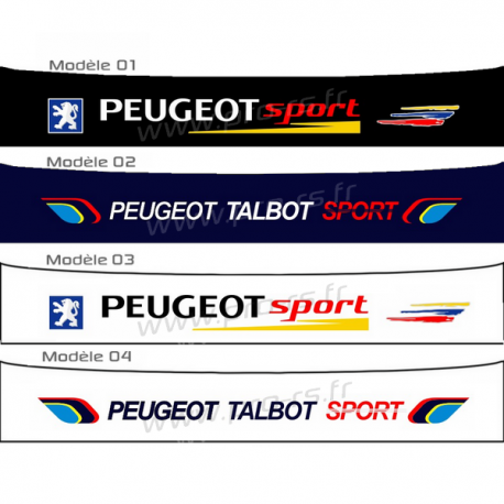 Bandeau pare soleil Peugeot Sport D Bandeau pare soleil Peugeot Sport D