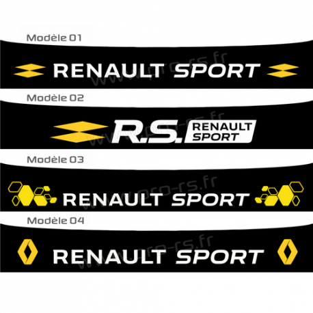 Bandeau pare soleil Renault Sport B Bandeau pare soleil Renault Sport B