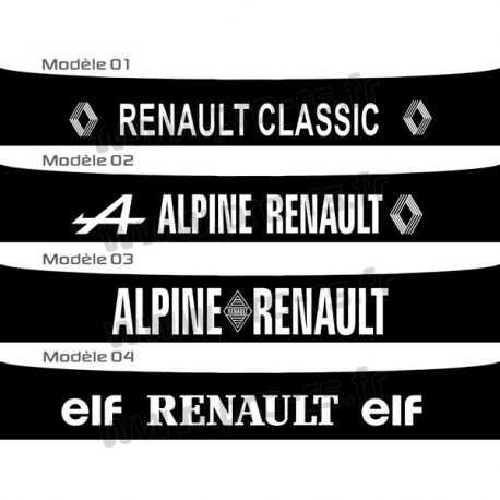 Bandeau pare soleil Renault Sport B Bandeau pare soleil Renault Sport B